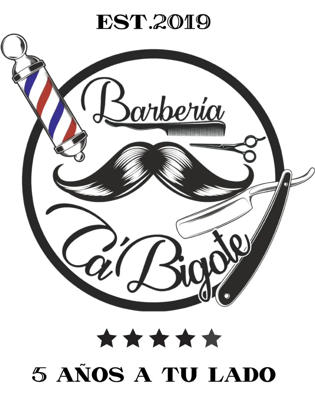 Logo CaʼBigote